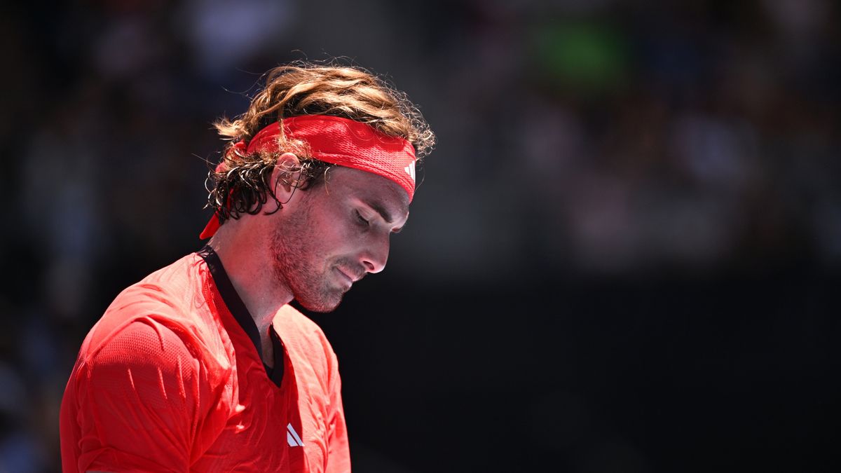 PAP/EPA / James Ross / Na zdjęciu: Stefanos Tsitsipas