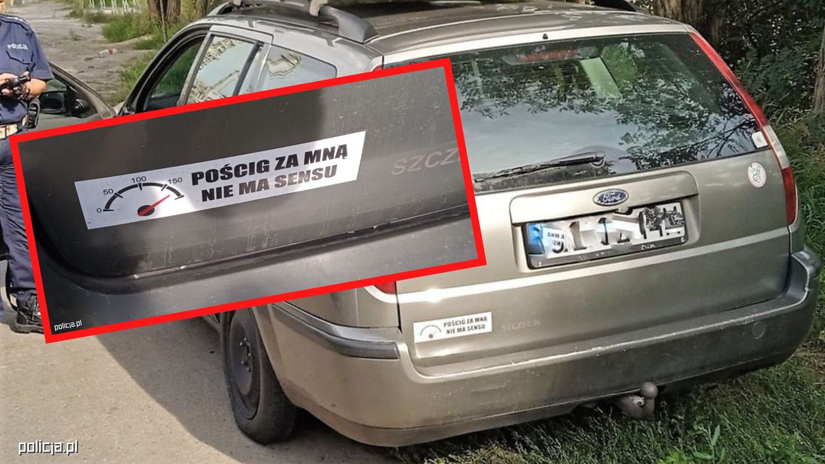 Pirat drogowy w rękach policji