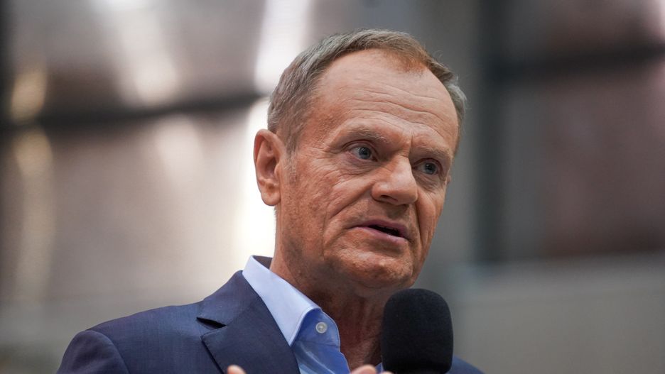 Lublin, 20.01.2023. Przewodniczący PO Donald Tusk podczas spotkania z mieszkańcami Lublina, 20 bm. (sko) PAP/Karol Zienkiewicz