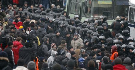 Sytuacja na Ukrainie. Atak na barykady