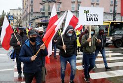 Warszawa. Protest rolników. Przedstawiciele Agrounii blokują stołeczne ulice