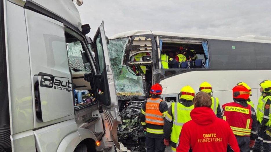 Wypadek polskiego autokaru w Austrii
