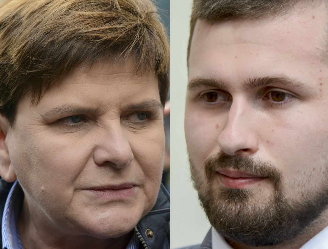 Beata Szydło i Sebastian Kościelnik - kierowca seicento, które brało udział w wypadku (Fot. East News/Michal Dubiel) 