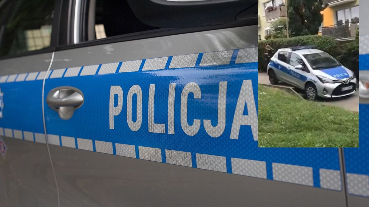 Policjantka z Nysy uszkodziła radiowóz na jednej z osiedlowych uliczek 