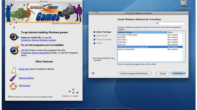 Crossover Games z rabatem 75%, czyli gry z Windowsa na Mac OS X za pół darmo 1