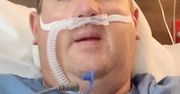 Mówił: "COVID to nie problem". Teraz prawie płacząc apeluje ze szpitala