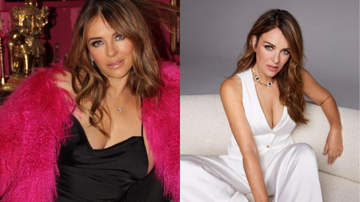 Liz Hurley pozuje w strojach kąpielowych. Fani zszokowani wyglądem jej ciała. 
