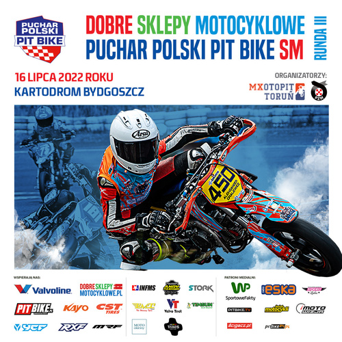 Los competidores de la Copa Polaca de Pit Bike regresan al Kartódromo de Bydgoszcz