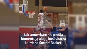 #dziejesiewsporcie: kosmiczny wsad koszykarza. Wybił się jak z trampoliny!