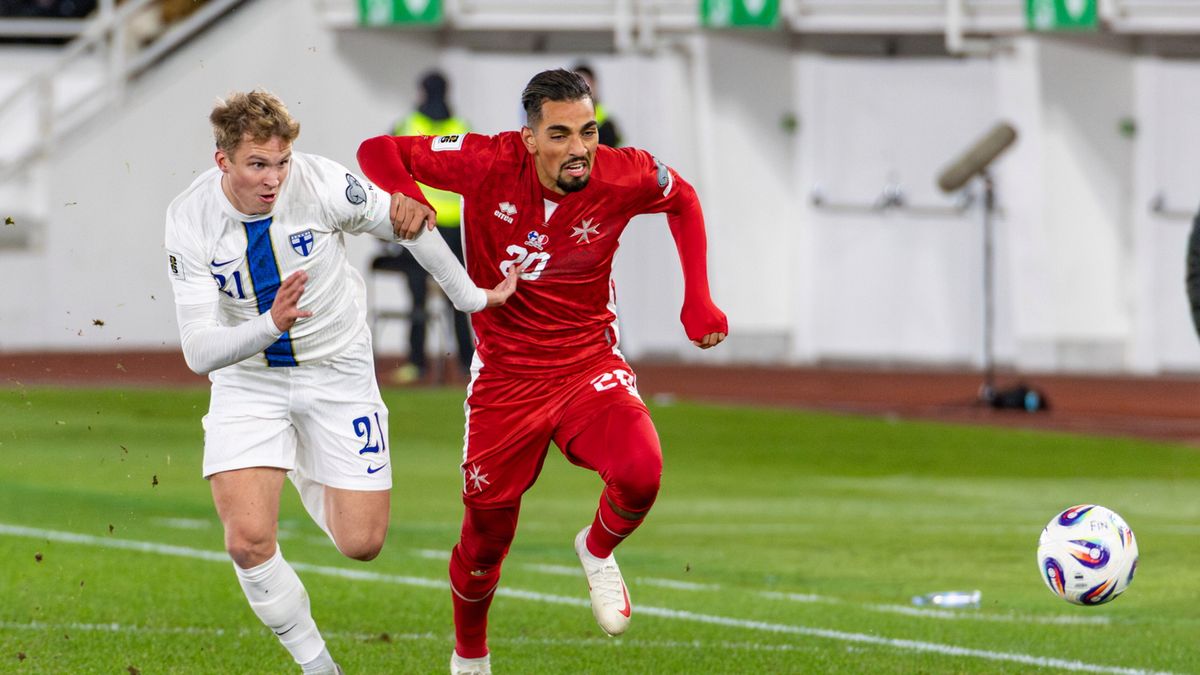 PAP/EPA / PIRJO TUOMINEN / Na zdjęciu: Finlandia przegrała z Maltą