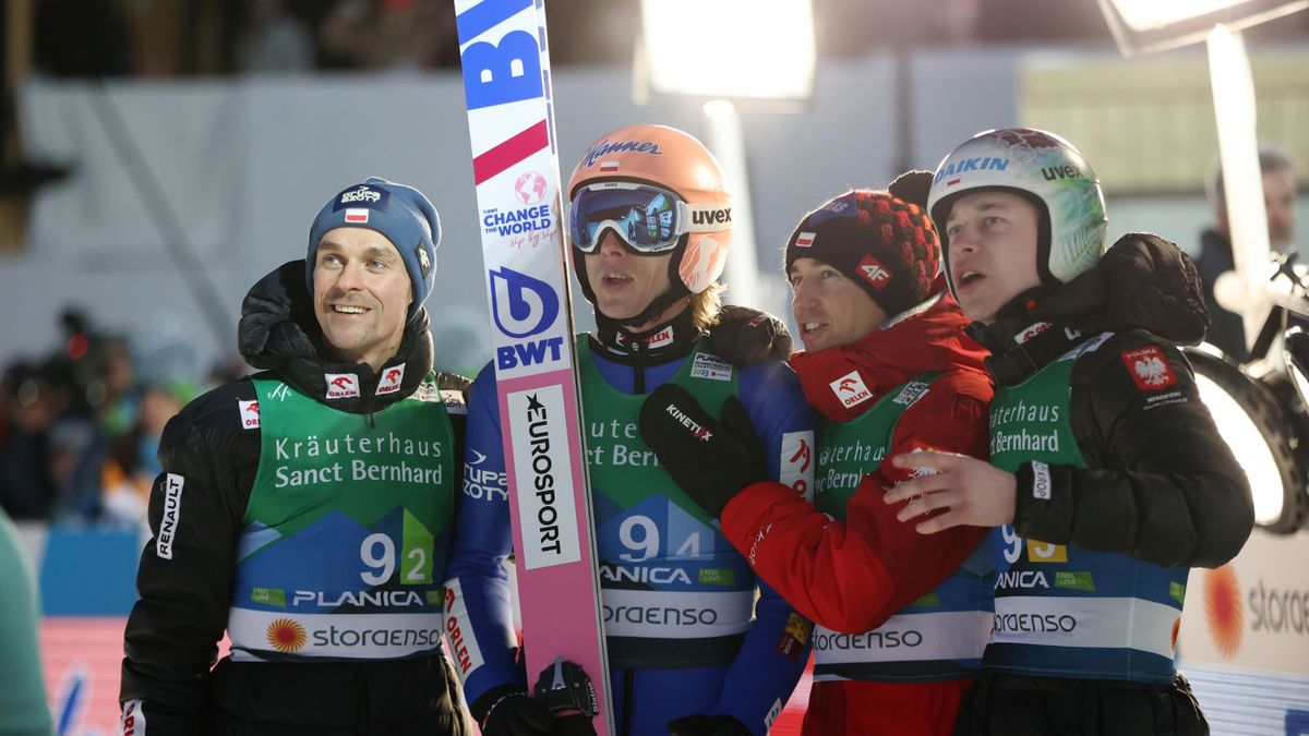 Zdjęcie okładkowe artykułu: Getty Images / Maja Hitij / na zdjęciu od lewej: Piotr Żyła, Dawid Kubacki, Kamil Stoch i Aleksander Zniszczoł
