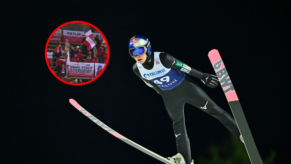 PAP/EPA / EPA/Fredrik Sandberg/TT / Na zdjęciu: Ryoyu Kobayashi i fani podczas konkursu PŚ w Falun