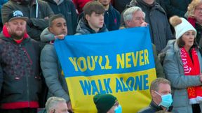 Nie zapomnieli o Ukrainie. Wzruszający moment przed meczem Liverpoolu