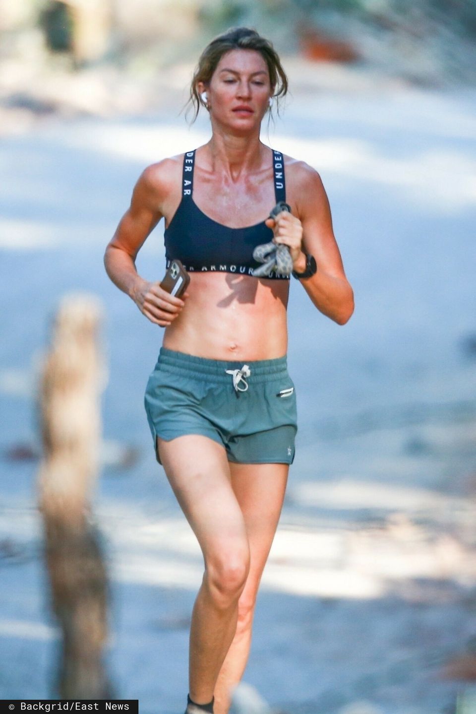 Gisele Bundchen uprawia jogging w Kostaryce