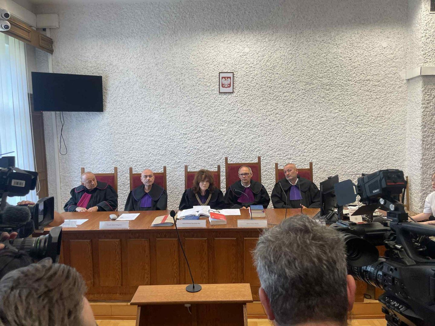 Zdjęcia z ogłoszenia wyroku dla Kyrylo H. w Sądzie Okręgowym w Rzeszowie.