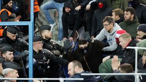 Wulgarny baner i bijatyka na trybunach. Niemcy wywołali awanturę