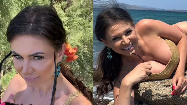 Maja Rutkowski pozdrawia z wakacji. Pokazała, jak wije się w bikini