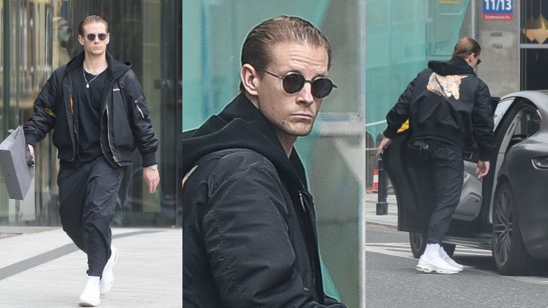 Sebastian Fabijański parkuje na zakazie i odwiedza luksusowy butik