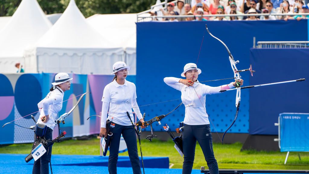 Getty Images / Joris Verwijst/BSR Agenc / Na zdjęciu: reprezentacja Korei Południowej w łucznictwie