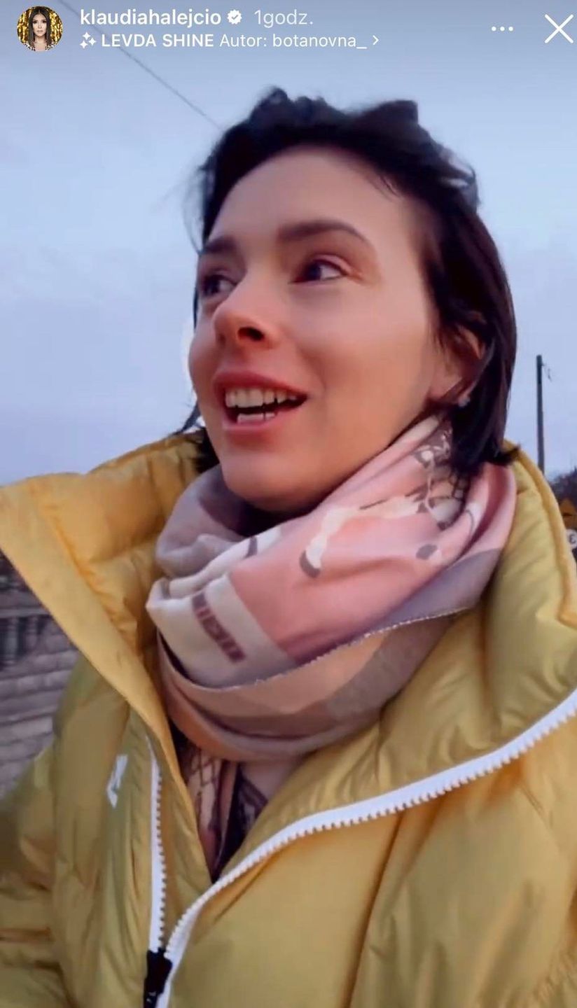 Klaudia Halejcio okradziona w Nowy Rok