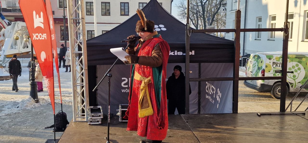 Przemarsz Orszaku Trzech Króli w Płocku.