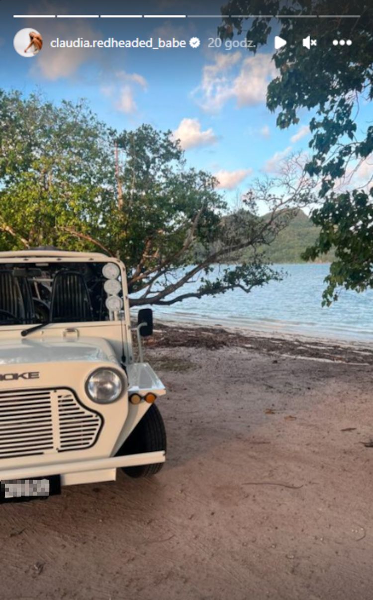 Jakub Kiwior i Claudia Kowalczyk w podróży poślubnej