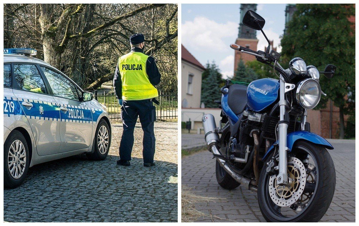 Żnin: 17-latka uciekała kawasaki przed policją. A to wszystko w centrum