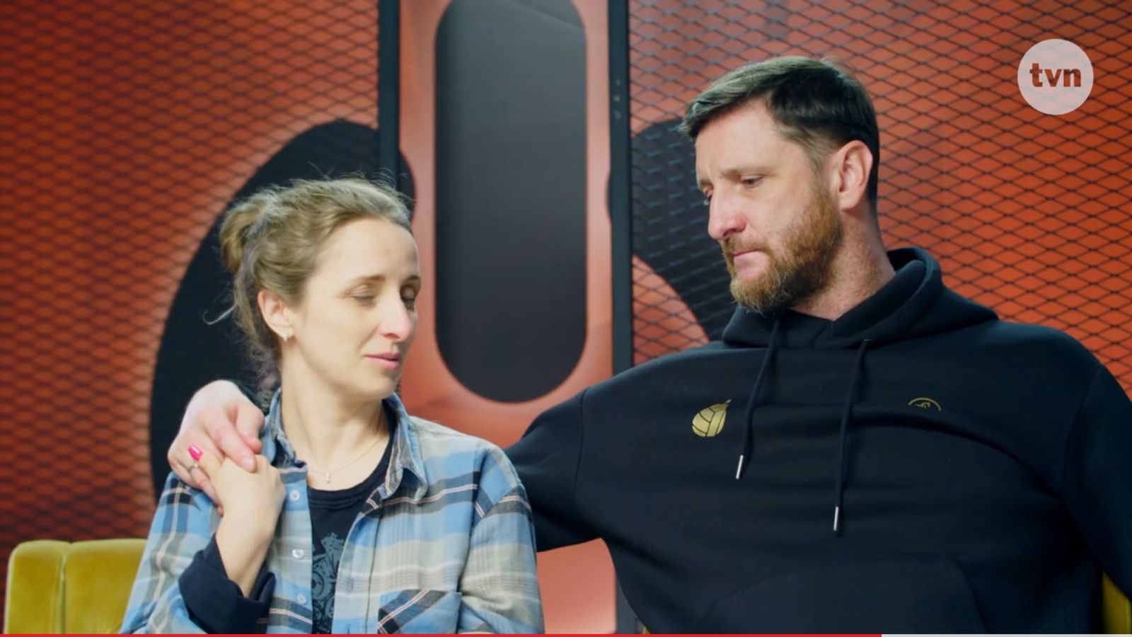 Piotr Gruszka z żoną w "Power Couple"