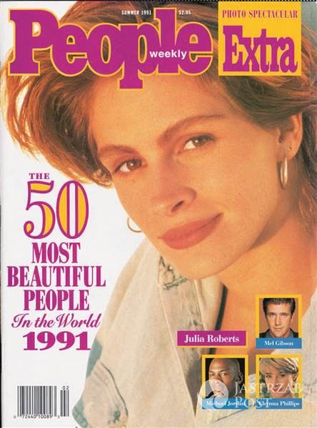 Julia Roberts na okładce People 1991, Najpiękniejsza Kobieta