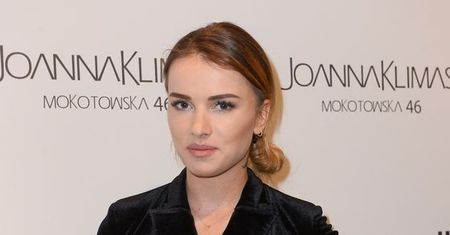 Julia Kuczyńska na otwarciu butiku Joanny Klimas