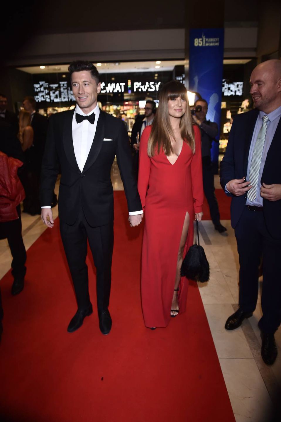 Anna Lewandowska w ciąży i Robert Lewandowski – Gala Mistrzów Sportu 2020