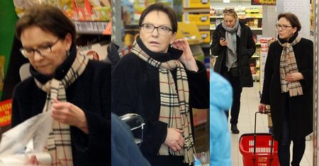 Ewa Kopacz robi zakupy w Biedronce… z obstawą BOR (ZDJĘCIA)