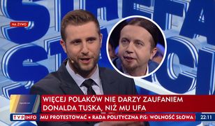 Kłeczek wyśmiał gościa na wizji. "Nie podoba mu się TVP, a wszystkie programy obskakuje"