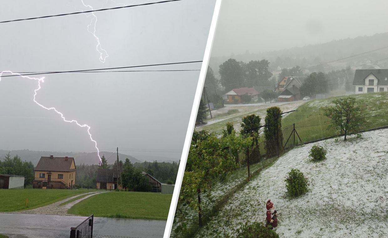 Nawałnice przechodzą przez Polskę. Zdjęcia i nagrania robią wrażenie