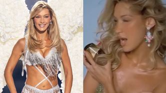 Bella Hadid promuje perfumy, strojąc miny w prześwitującej sukience. Zachęciła was do zakupu? (FOTO)