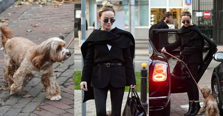 Joanna Przetakiewicz lansuje się na mieście z uroczym pupilem i torebką za 200 TYSIĘCY złotych. Królowa stylu?