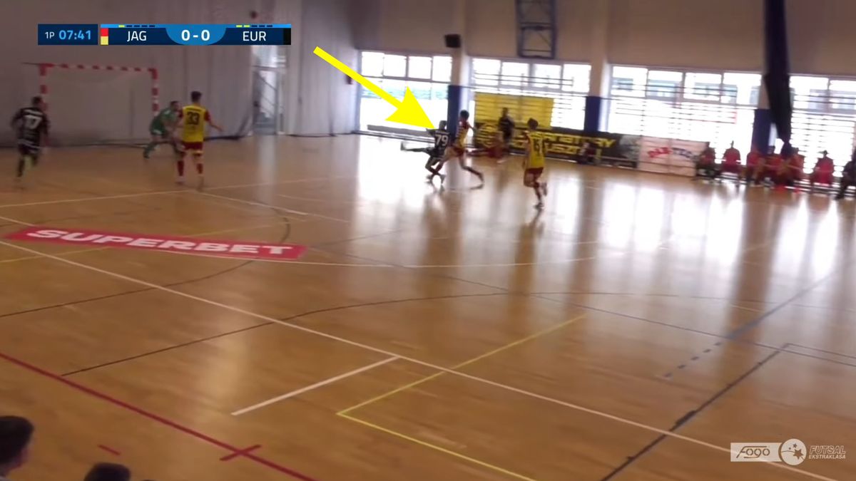 Zdjęcie okładkowe artykułu: YouTube / Futsal Ekstraklasa / Eurobus Przemyśl pokonał Jagiellonię Białystok