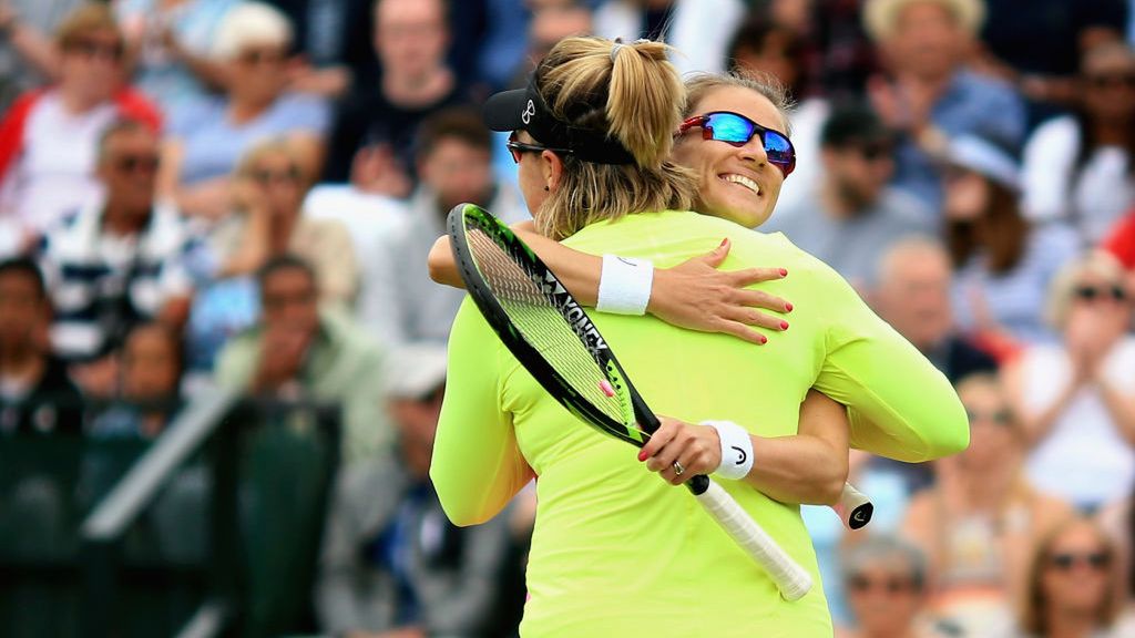 Zdjęcie okładkowe artykułu: Getty Images / Ben Hoskins / Na zdjęciu: Alicja Rosolska i Abigail Spears