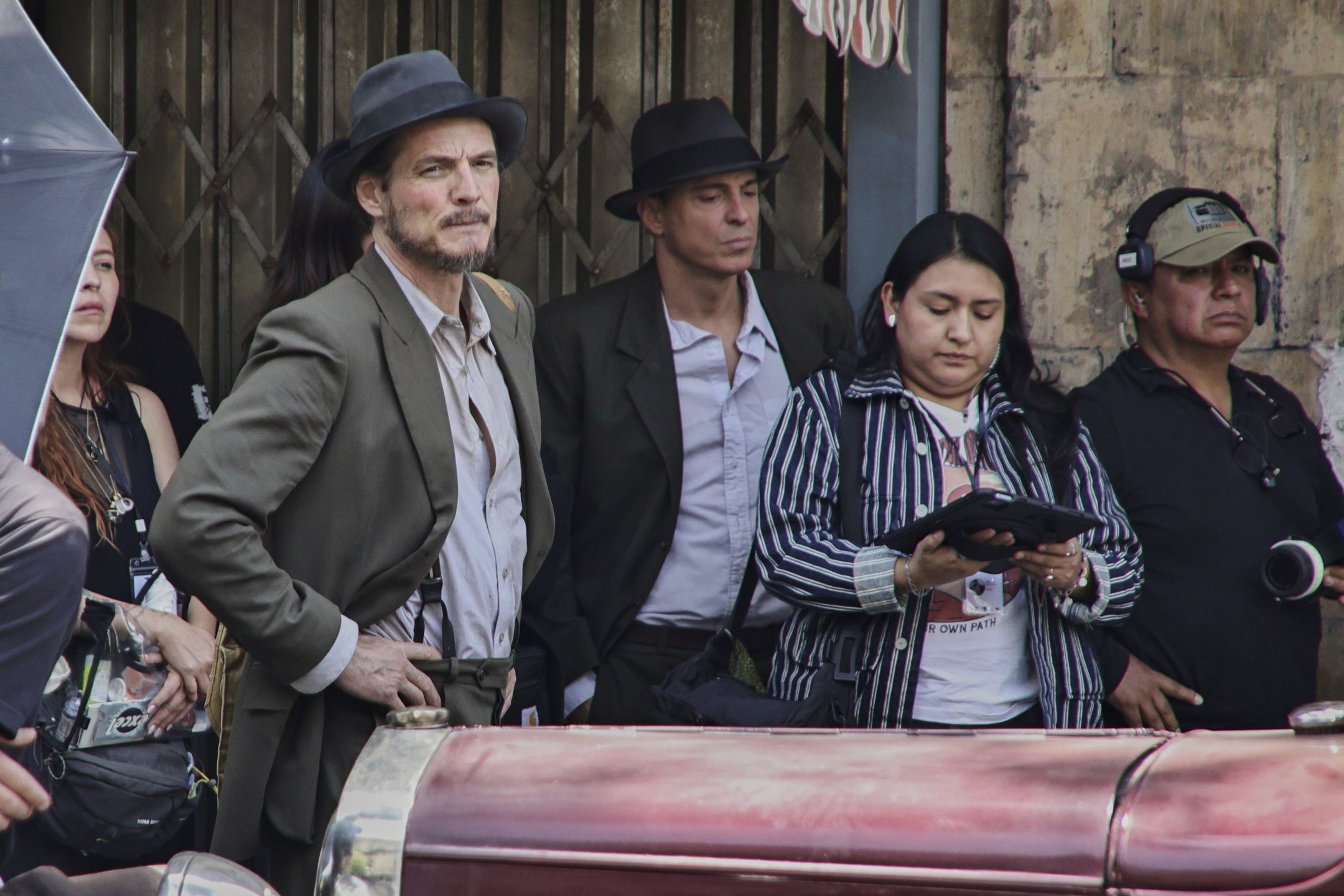 Pedro Pascal na planie filmowym
