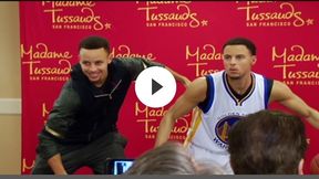 Stephen Curry poznał swoją... figurę woskową