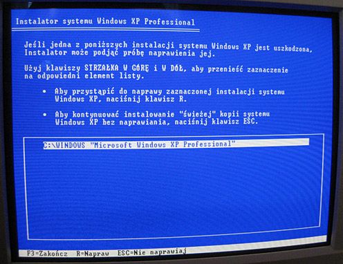 Instalacja Windows XP krok po kroku 6