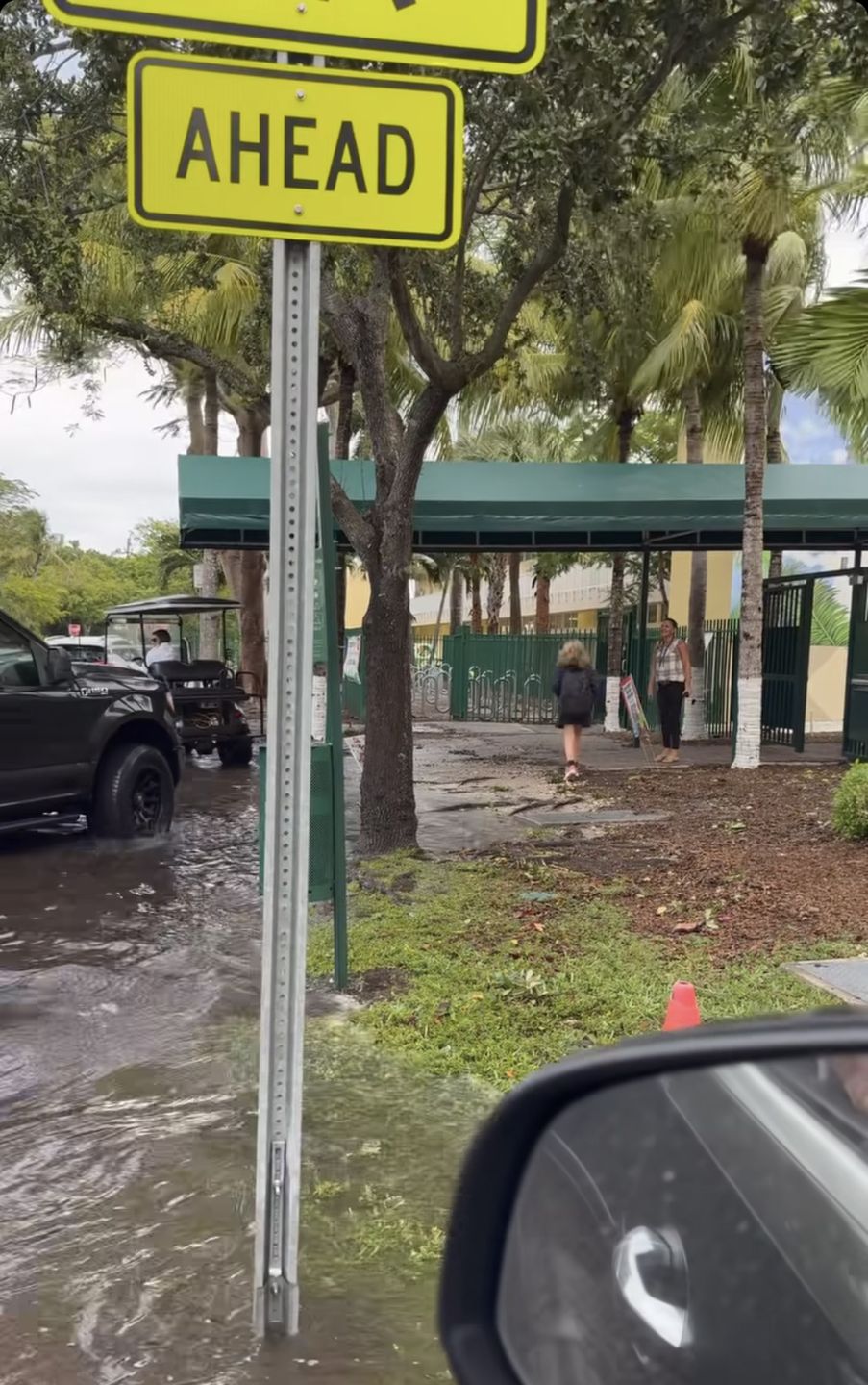 Agata Rubik relacjonuje powódź w Miami