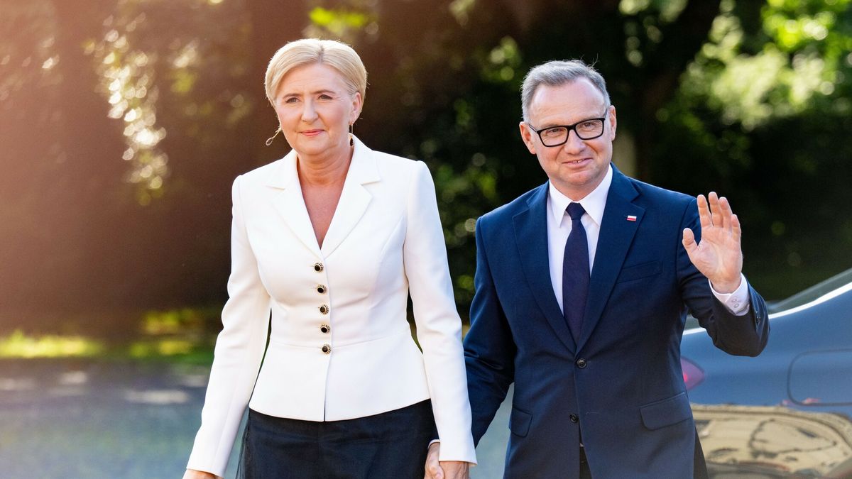 Andrzej Duda z żoną Agatą Kornhauser-Dudą