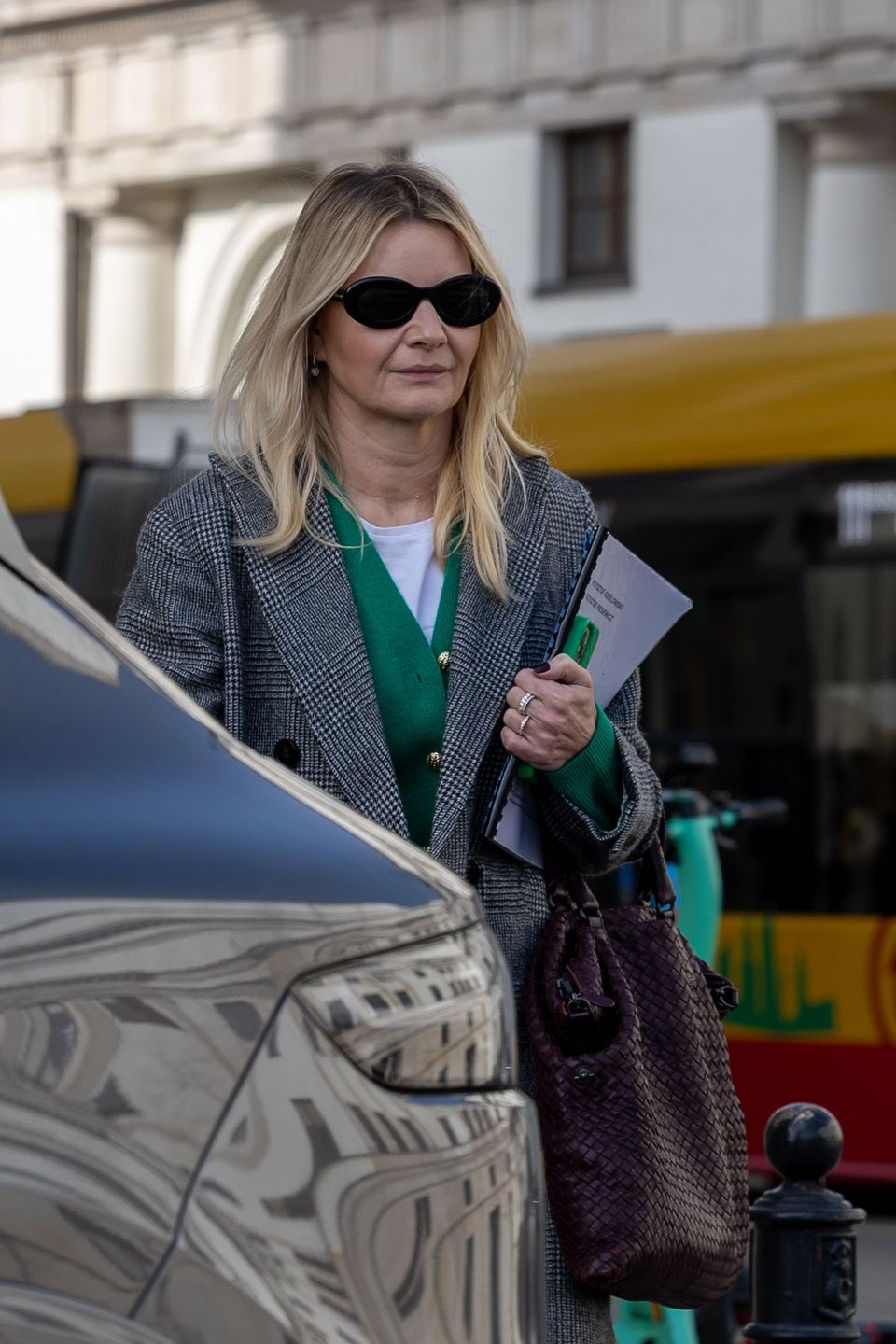 Małgorzata Kożuchowska na mieście