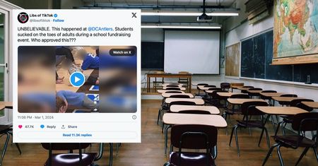 Szokujący konkurs w jednej ze szkół w USA. Dzieci lizały sobie stopy