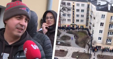 Tłusty czwartek. Gigantyczne kolejki po świeże pączki. "Jestem tu od 4:30"
