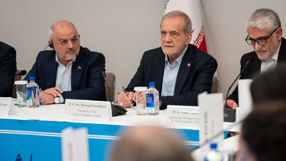 Prezydent Iranu Masud Pezeszkian
