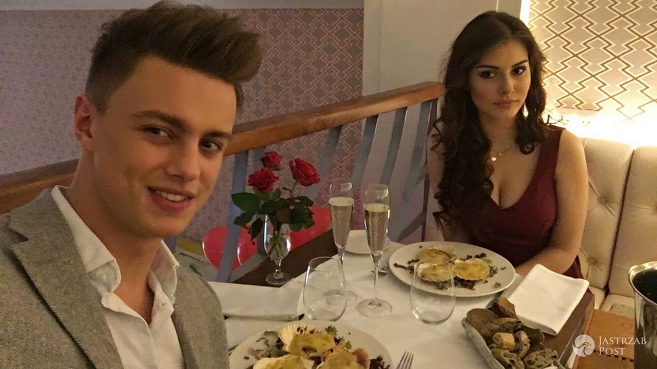 Rafał Jonkisz i Ola Markiewicz na walentynkowej kolacji