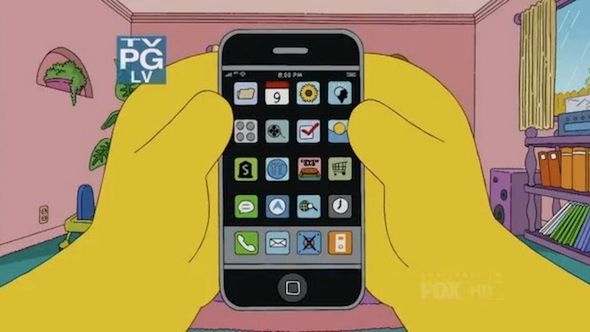 Jakich aplikacji używa Homer Simpson na iPhonie? 1