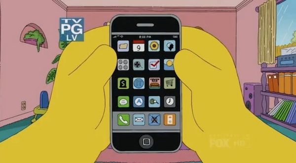 Jakich aplikacji używa Homer Simpson na iPhonie?